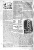 Original Old Antique Print 1842 Illustrated London News Office Buildings 19th