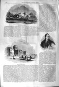 Old Antique Print 1842 View Walmer Castle Portrait Channing Courts Dublin 19th