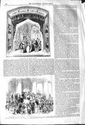 Original Old Antique Print 1842 Scene Tableau Miser'S Daughter Theatre W 19th