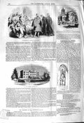 Old Antique Print 1842 Ann'S School Brixton Hill Stepney Church Patrick 19th
