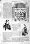 Original Old Antique Print 1842 King Arthur Theatre Anderson Actor Portrait
