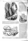 Original Old Antique Print 1842 Bolan Pass Dadur Bride'S Church Balla Hissa 19th