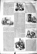 Original Old Antique Print 1842 War Siers Van Halen Wellington Molinos Napier