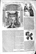 Old Antique Print 1842 Patrician'S Daughter Drury Lane Theatre Crispatum 19th
