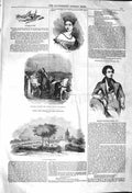 Old Antique Print 1842 Queen Victoria Thomas Gibson Hatfield Oak Bodicea 19th