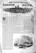 Original Old Antique Print 1843 Exterior View Pentonville Prison Building 19th