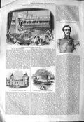Old Antique Print 1843 Henry Pottinger King Speech Chamber Peers Bourbon 19th