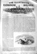 Original Old Antique Print 1843 View Resolution Bay Marquesas Island Boats 19th