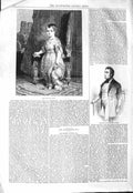 Original Old Antique Print 1843 Portrait Count Paris Young Boy Sir Peter Laurie