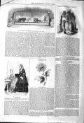 Original Old Antique Print 1843 Van Amburgh Lion Opera House Abbey Westm 19th