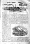 Original Old Antique Print 1843 View Cape Good Hope Ships Mo 19th
