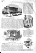 Old Antique Print 1843 Hall Birmingham Catherine'S Cree Grace Robin Hood 19th