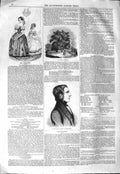 Old Antique Print 1843 Portait Daniel M'Naughten Charlton Church Fashion 19th