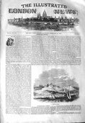 Original Old Antique Print 1843 View Insurrection Oporto Houses Buildings 19th