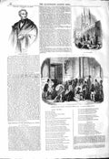 Old Antique Print 1843 Lord De Grey General Post Office Sepulchre Church 19th