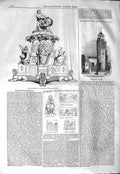 Original Old Antique Print 1843 Testimonial Moses Montefiore Mortlake Victorian