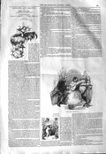 Original Old Antique Print 1843 Sisters Romance Life Henry Cockton Romance 19th