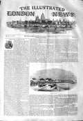 Original Old Antique Print 1843 Hampton Horse Races Sport Jockeys Victorian