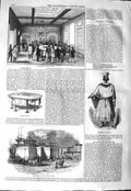 Original Old Antique Print 1843 Tattersall Anderson Othello Theatre Thames 19th