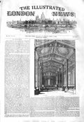 Original Old Antique Print 1843 New Chapel Royal Buckingham Palace Archi 19th