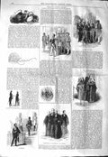 Old Antique Print 1843 Prince Albert Levee Archbishop Canterbury Judges 19th