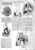 Original Old Antique Print 1843 Epu Chief New Zealand Provision House Sisters