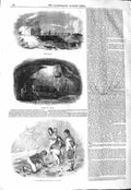 Original Old Antique Print 1843 Colliery Explosion Mining Newcastle Victorian
