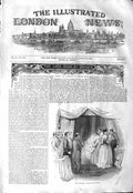 Original Old Antique Print 1843 Death Bed Scene Last Moments Duke Sussex 19th
