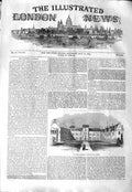 Original Old Antique Print 1843 Election Warden Dulwich College Architecture
