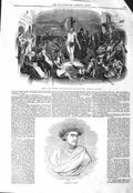 Old Antique Print 1843 Solomon Eagle Preaching Plague Dwarkanath Tagore 19th