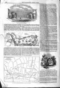 Original Old Antique Print 1843 Grosvenor House Victoria Park London Windsor