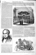 Old Antique Print 1843 Judge Haliburton Buckingham Palace Chiswick Fete 19th