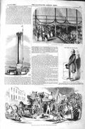 Old Antique Print 1843 Pompey Pillar Earl Hardwicke Derby Greenwich Boat 19th