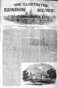 Original Old Antique Print 1843 Architecture View Witley Court Garden Dee 19th