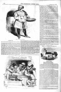 Old Antique Print 1843 Hermit Bellyfulle Amwell Herts Dogs' Tales Comedy 19th