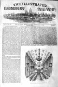 Original Old Antique Print 1843 General Espartero Mansion House London 19th