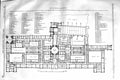 Original Old Antique Print 1843 Plan New Houses Parliament London Westminst 19th