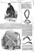 Original Old Antique Print 1843 Professor Whewell Golgotha Telescope Cambridge