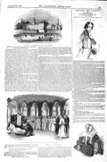 Old Antique Print 1843 Duke Cambridge Rumpenheim Drury Theatre Favourite 19th