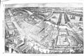 Original Old Antique Print 1843 View Canbridge Trumpington Trinity College 19th