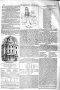 Old Antique Print 1843 Scottish Union Insurance Company Building Fashion 19th