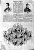 Old Antique Print 1844 Lord Eliot Lieutenant Green Napier Brewster Smyth 19th