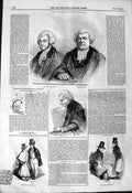 Original Old Antique Print 1844 Dublin State Court Trial O'Connell Ireland 19th