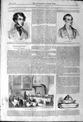 Old Antique Print 1844 Recorders Court Dublin O'Connel Russell Normandy 19th