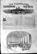 Original Old Antique Print 1844 Gothics Fancy Dress Ball Hanover Square Rooms