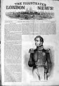 Original Old Antique Print 1844 Portrait His Majesty King Prussia Royalty 19th