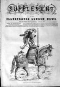 Original Old Antique Print 1844 Wood Engraving Triumphs Maximillian Horse 19th