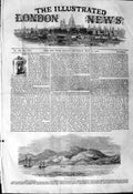 Original Old Antique Print 1844 View City Hayti Mountains Sailing Ships Indies