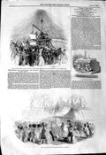 Old Antique Print 1844 Prince Albert Hospital Fulham Chelsea Foundation 19th