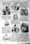 Old Antique Print 1844 Richmond Morocco Harem Slave Dunstan-In-The-East 19th